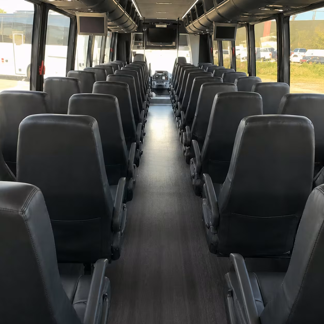 28 passenger minibus inside