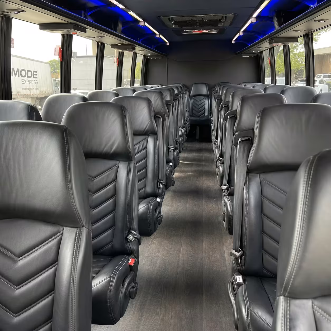 30 passenger minibus inside