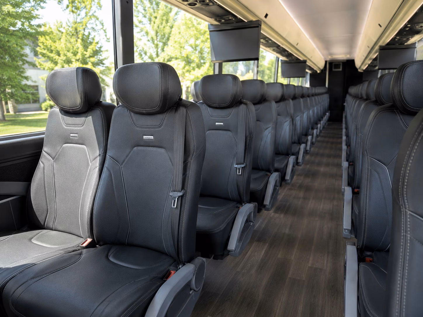 san ramon charter bus interior