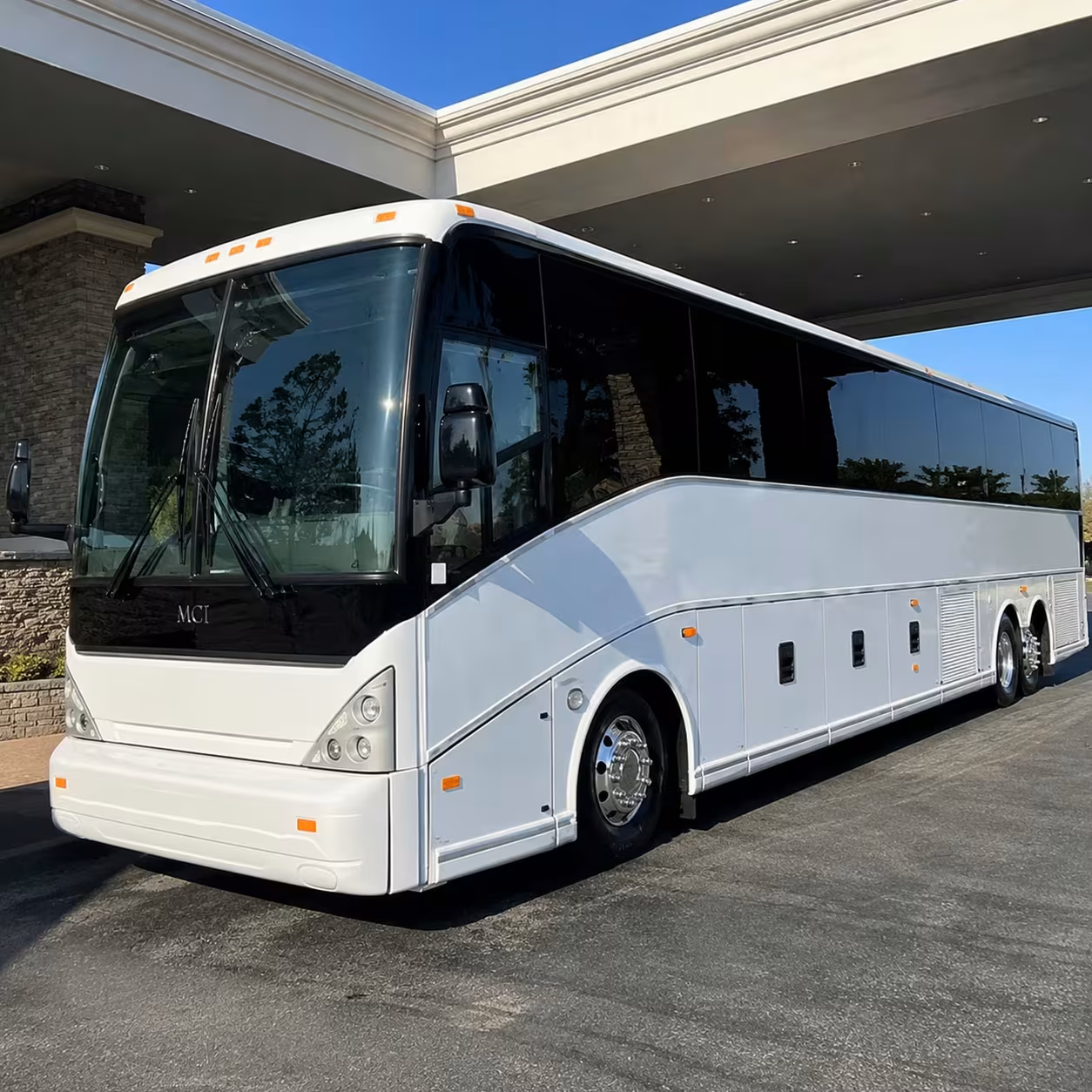 san ramon charter bus rental exterior