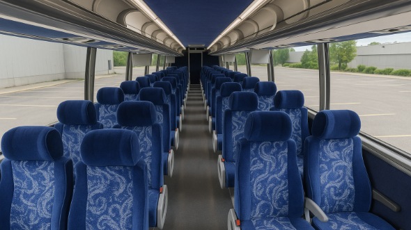 50 passenger charter bus interior san ramon