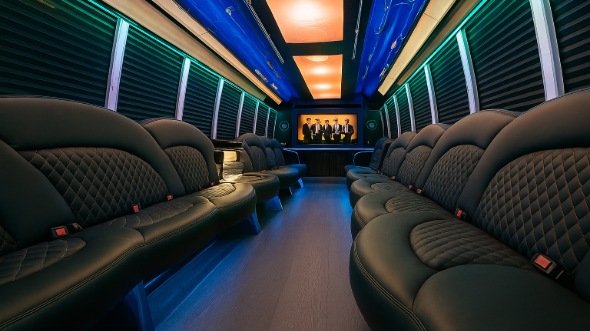 party bus rental interior san ramon