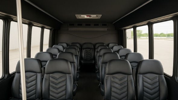san ramon 18 passenger minibus inside