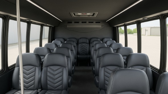 san ramon 28 passenger minibus inside