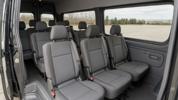 san ramon sprinter van with driver interior